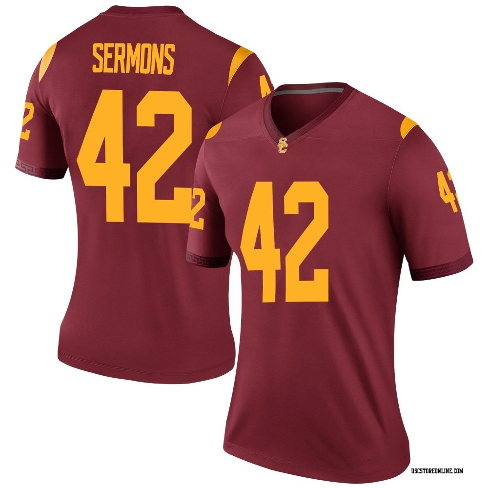 RJ Sermons Legend Women's USC Trojans Cardinal Football Jersey