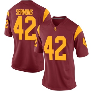 RJ Sermons Replica Women's USC Trojans Cardinal Football Jersey