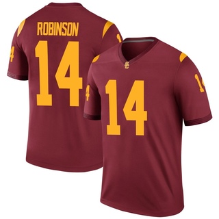 Ta'Mere Robinson Legend Youth USC Trojans Cardinal Football Jersey