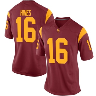 Tanook Hines Replica Women's USC Trojans Cardinal Football Jersey