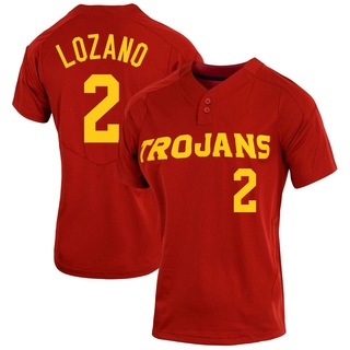 Tyler Lozano Replica Women's USC Trojans Cardinal Vapor Two-Button Baseball Jersey