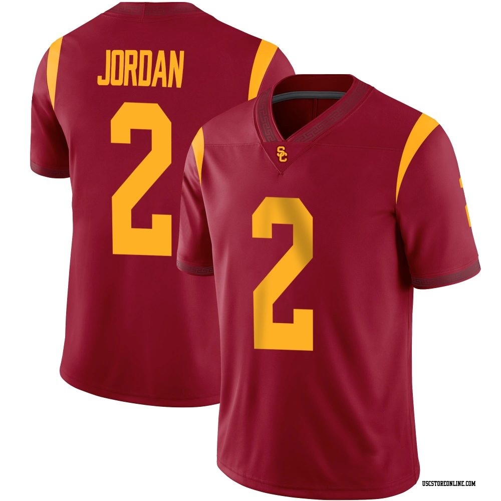 Waymond Jordan Game Youth USC Trojans Cardinal Football Jersey