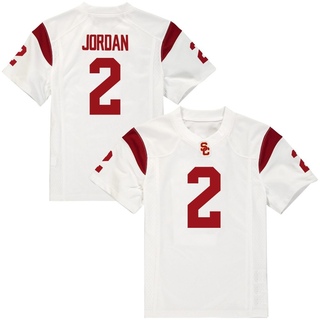 Waymond Jordan Replica White Youth USC Trojans Football Jersey