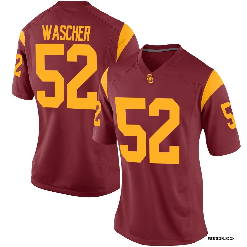 Willi Wascher Replica Women's USC Trojans Cardinal Football Jersey